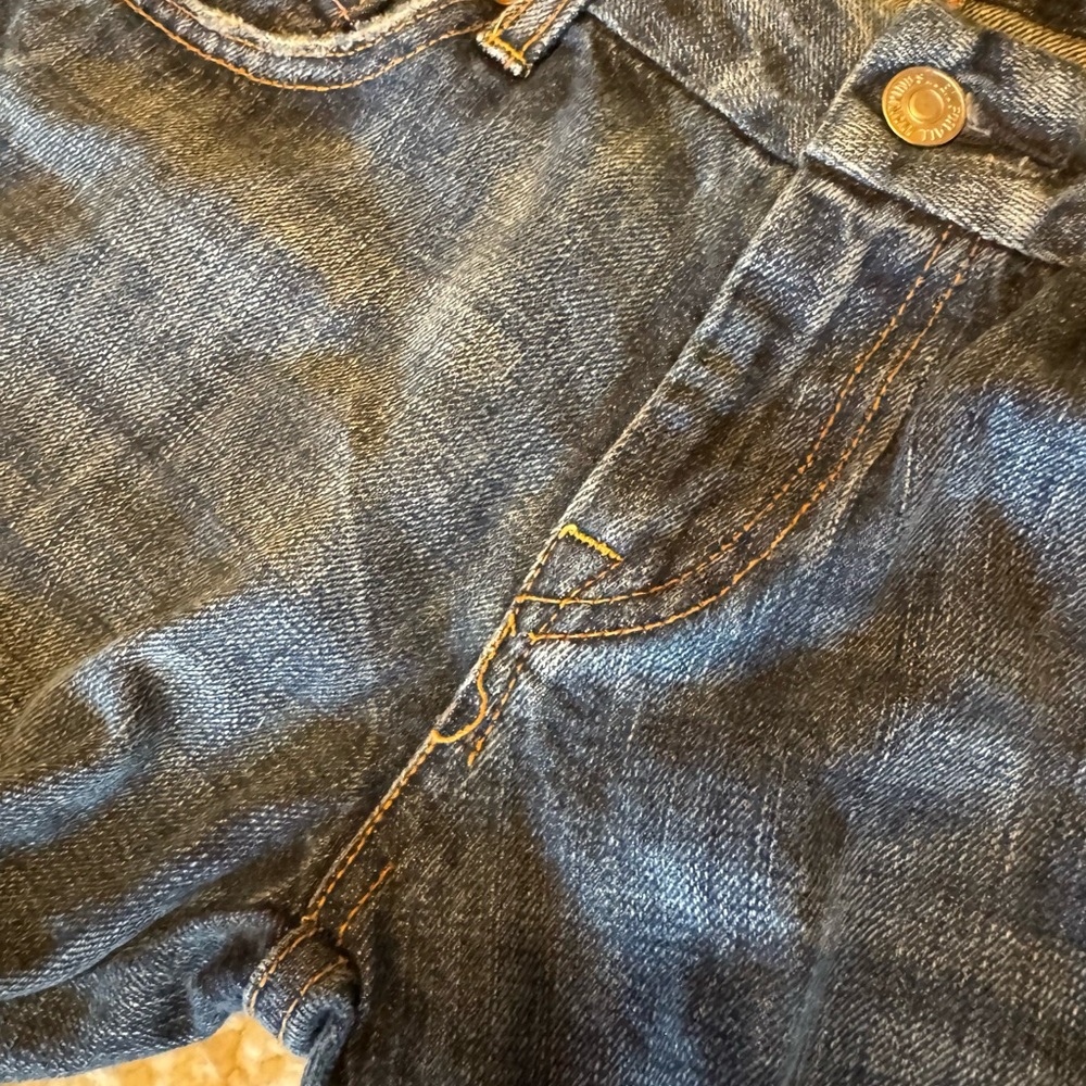 7 For All Mankind Women's Dark Blue Boot Cut Jeans - Picture 5 of 12